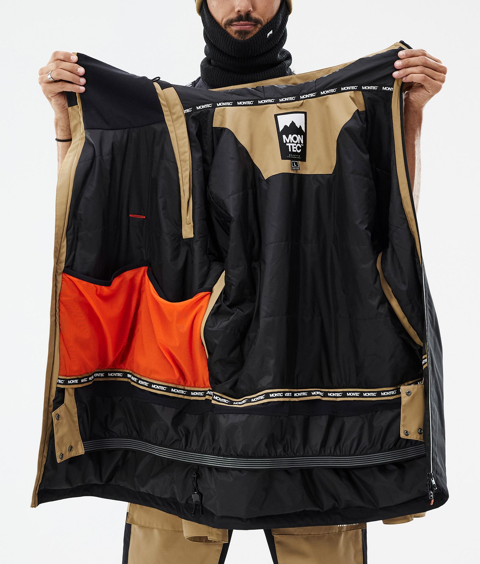 Montec Doom Ski Jacket Men Gold/Black