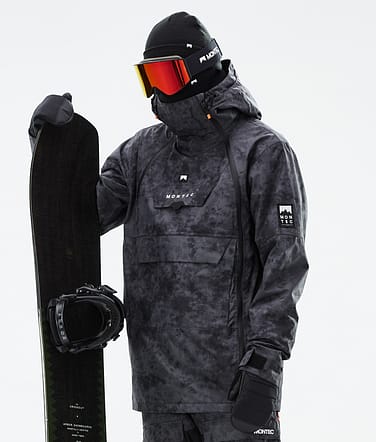 Montec Doom Kurtka Snowboardowa Mężczyźni Black Tiedye