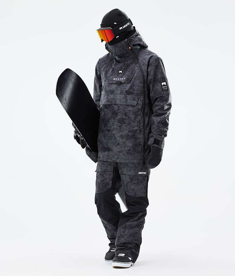 Montec Doom Snowboard Jacket Men Black Tiedye