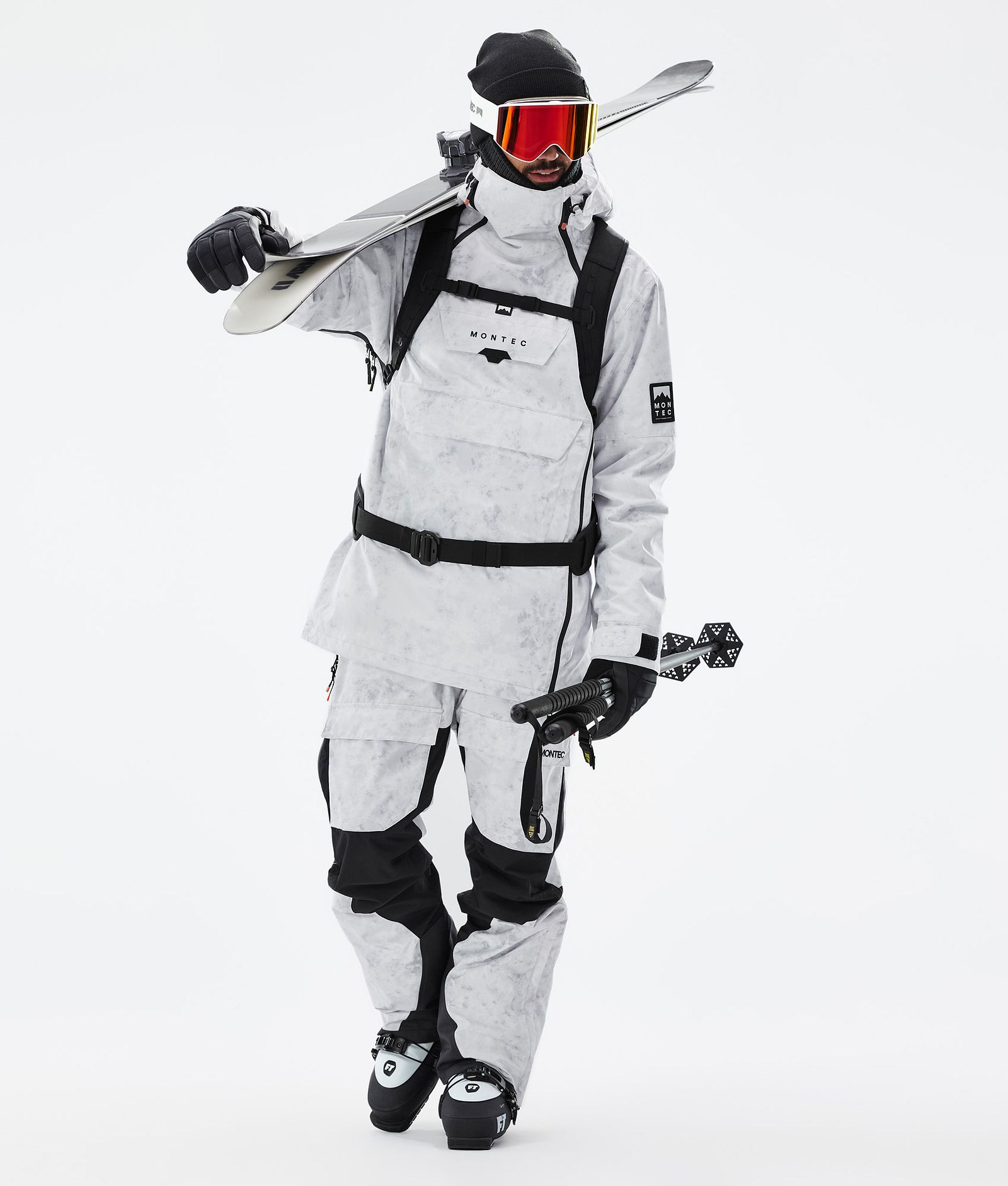 Montec Doom Ski Jacket Men White Tiedye