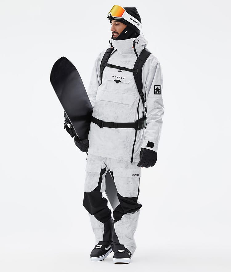 Montec Doom Snowboard Jacket Men White Tiedye Renewed, Image 3 of 11