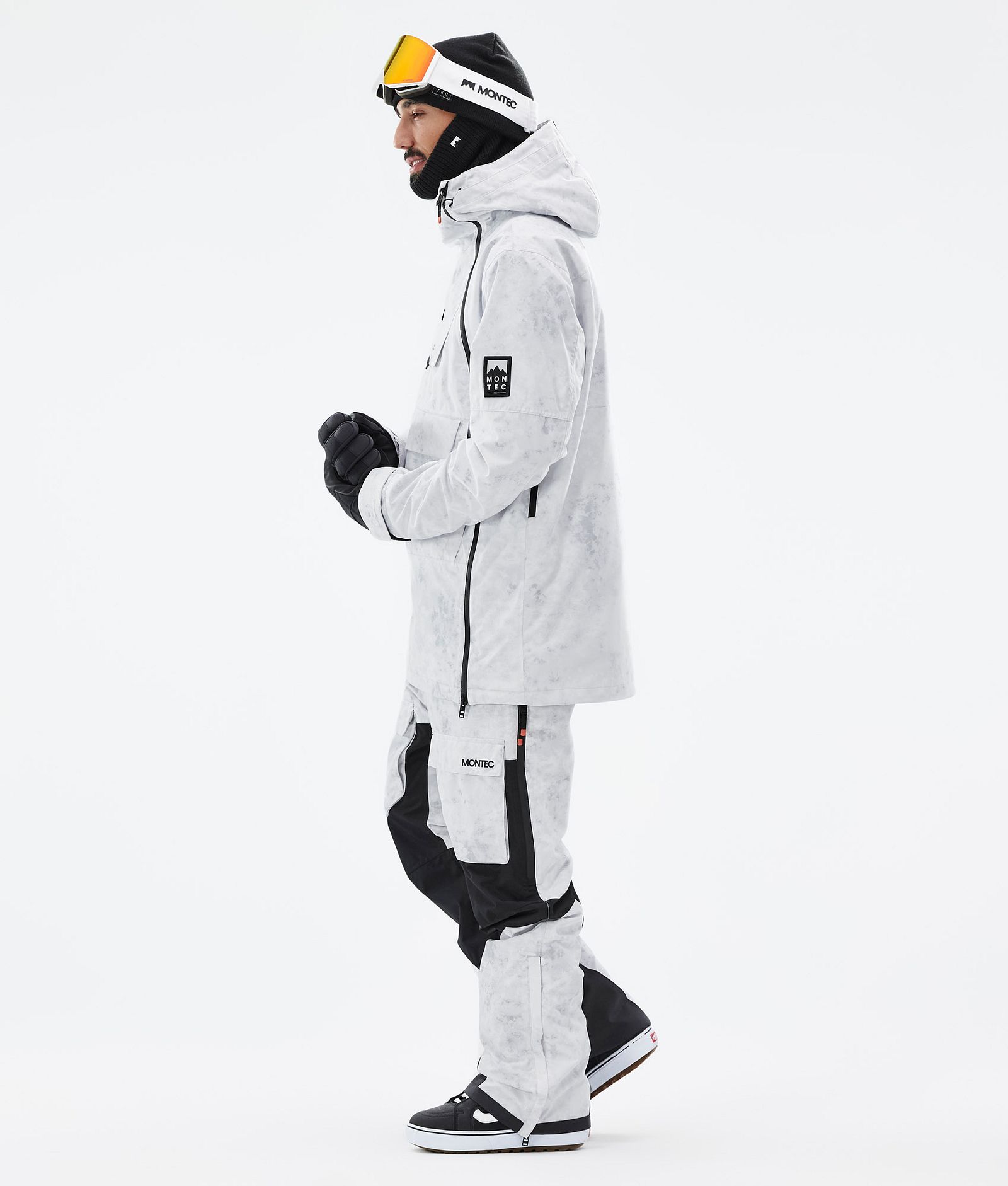 Montec Doom Snowboard Jacket Men White Tiedye Renewed, Image 4 of 11