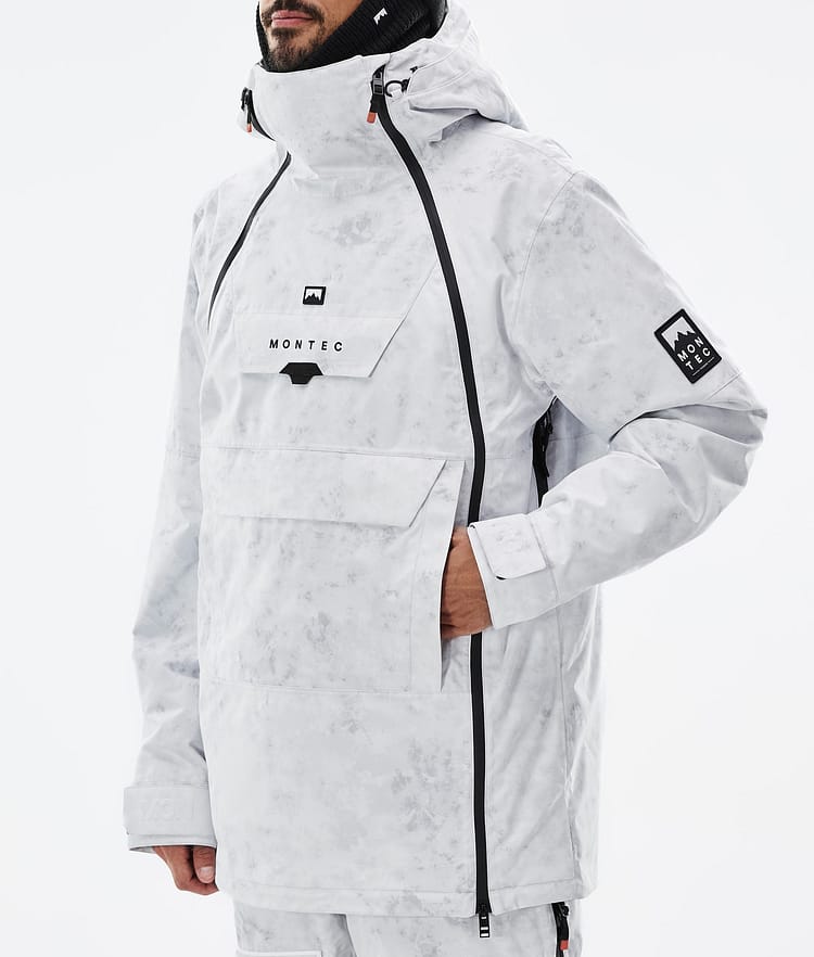 Montec Doom Snowboard Jacket Men White Tiedye Renewed, Image 8 of 11