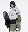 Montec Doom Snowboard Jacket Men Light Grey/Black/Greenish, Image 1 of 11