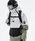Montec Doom Snowboard Jacket Men Light Grey/Black/Greenish, Image 2 of 11