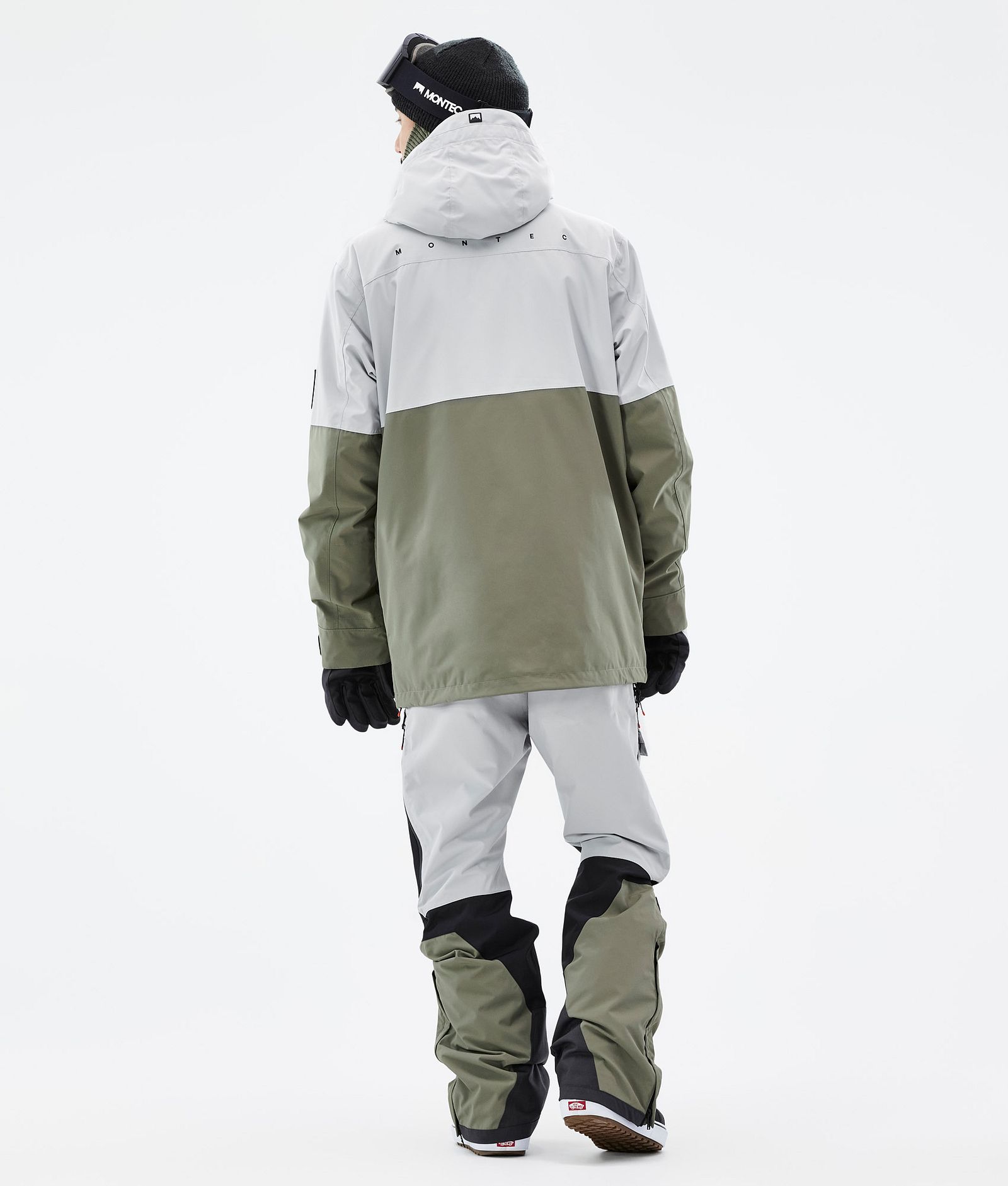 Montec Doom Veste Snowboard Homme Light Grey/Black/Greenish