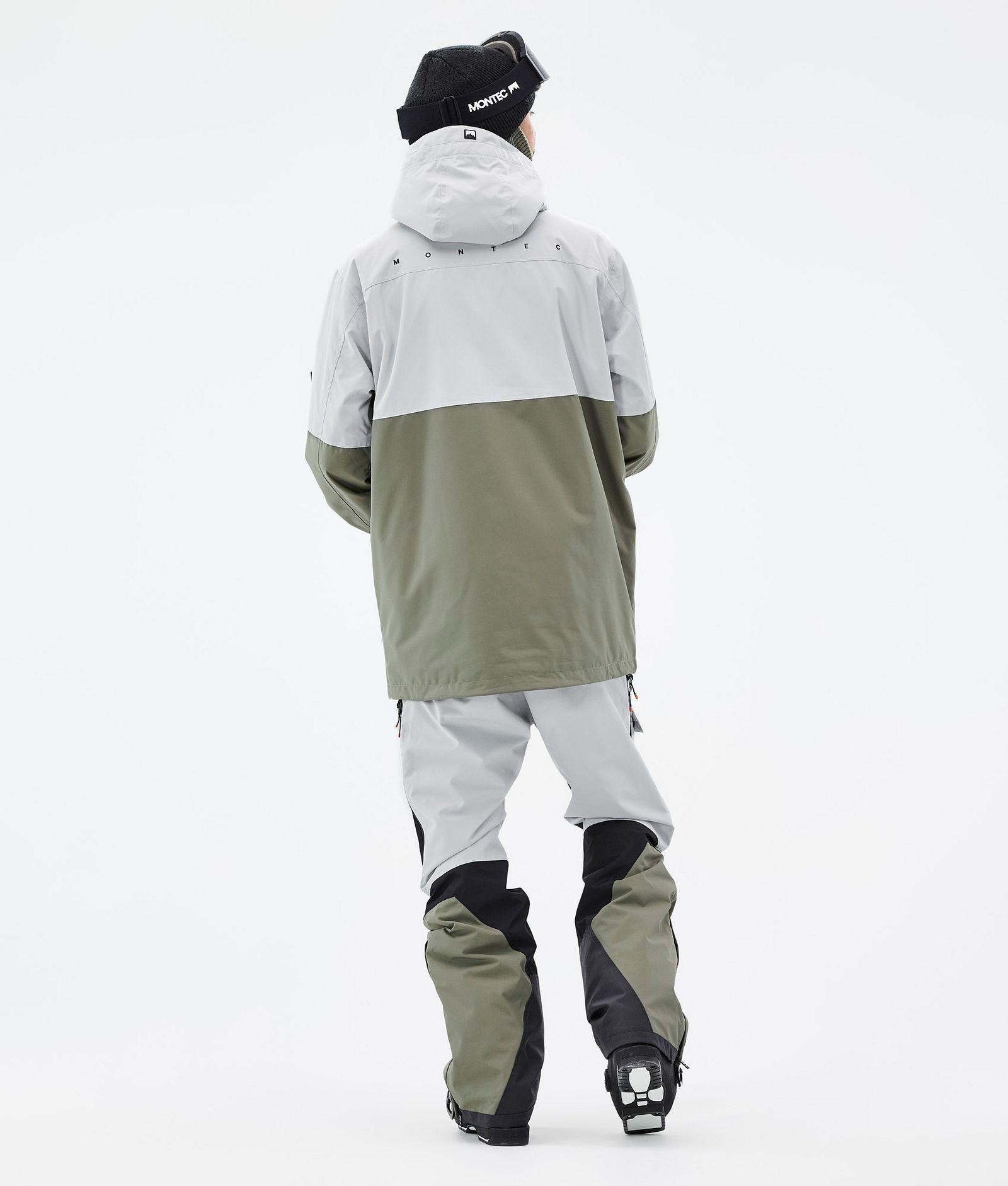 Montec Doom Ski jas Heren Light Grey/Black/Greenish