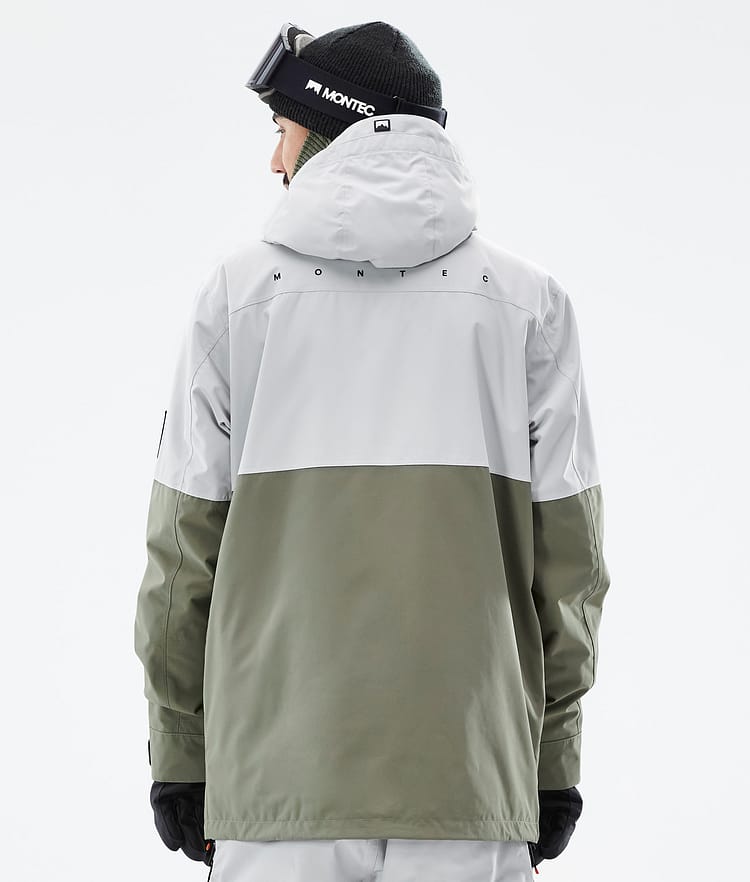 Montec Doom Ski Jacket Men Light Grey/Black/Greenish, Image 7 of 11