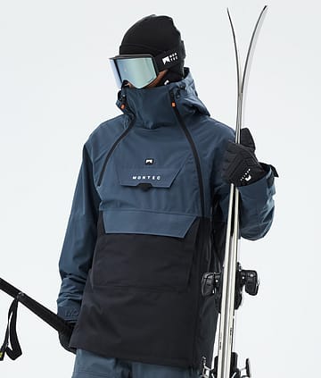 Montec Doom Lyžařská Bunda Pánské Metal Blue/Black