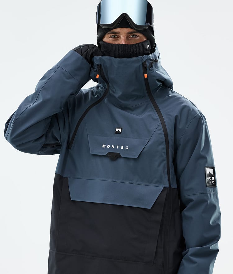 Montec Doom Snowboard jas Heren Metal Blue/Black, Afbeelding 2 van 11