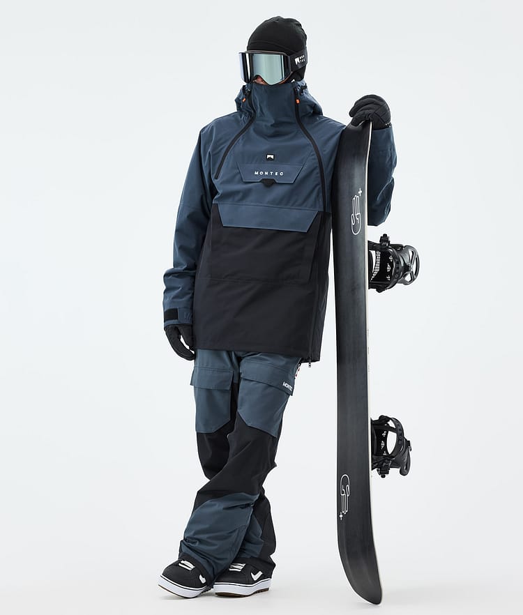 Montec Doom Snowboard jas Heren Metal Blue/Black, Afbeelding 3 van 11