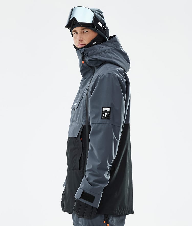 Montec Doom Snowboard Jacket Men Metal Blue/Black Renewed, Image 6 of 11