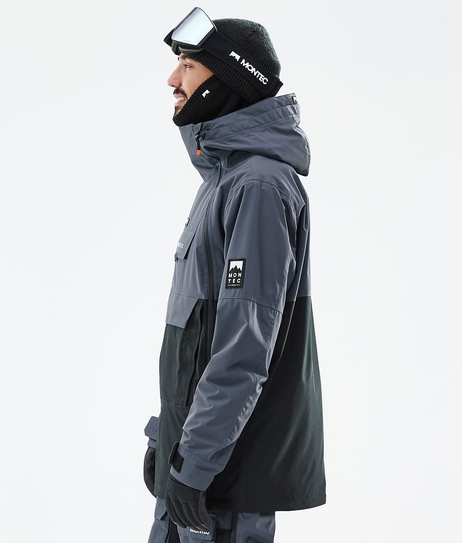 Montec Doom Snowboard Jacket Men Metal Blue/Black Ridestore UK