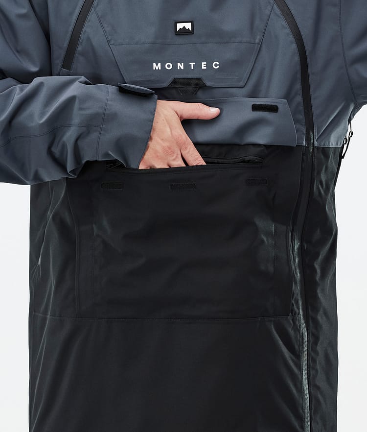 Montec Doom Ski Jacket Men Metal Blue/Black, Image 9 of 11
