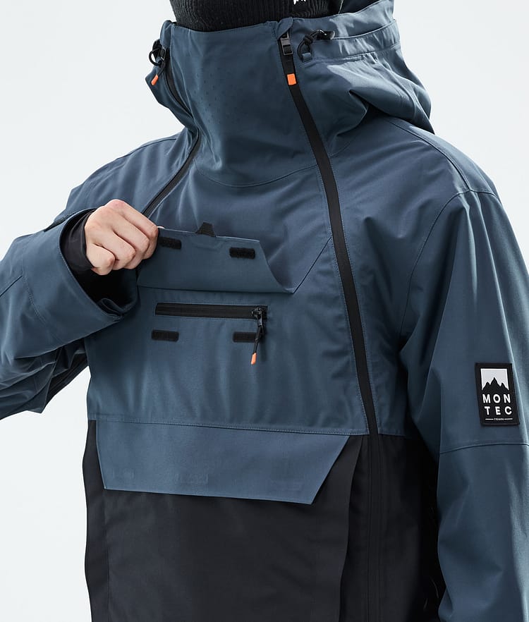 Montec Doom Ski jas Heren Metal Blue/Black, Afbeelding 10 van 11