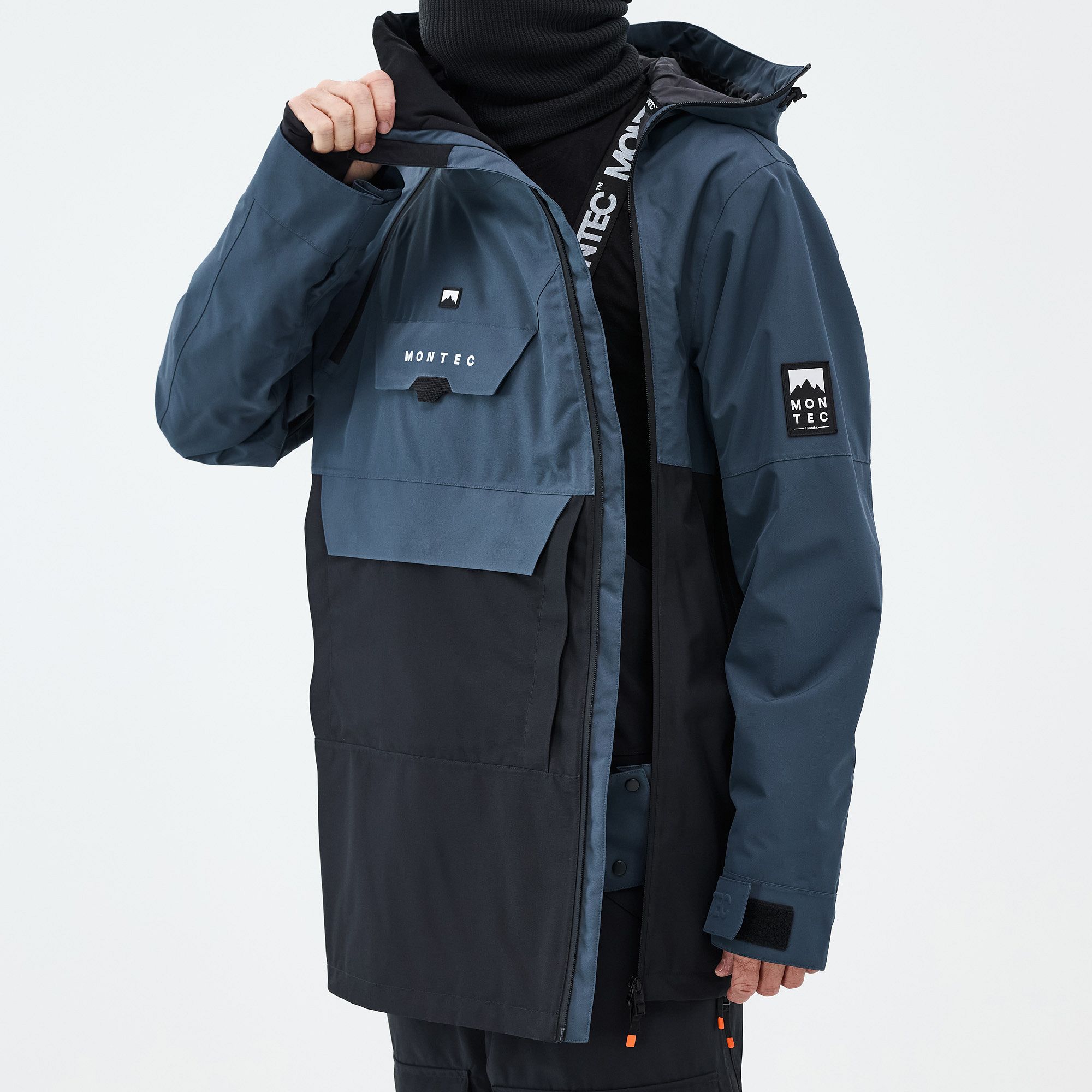 Montec Doom Ski Jacket Men Metal Blue/Black | Ridestore.com