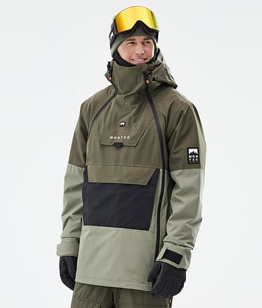 Montec Doom Giacca Snowboard Uomo Olive Green/Black/Greenish