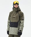 Montec Doom Kurtka Snowboardowa Mężczyźni Olive Green/Black/Greenish