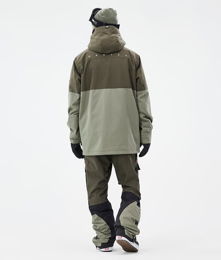 Montec Doom Kurtka Snowboardowa Mężczyźni Olive Green/Black/Greenish Renewed, Zdjęcie 5 z 11