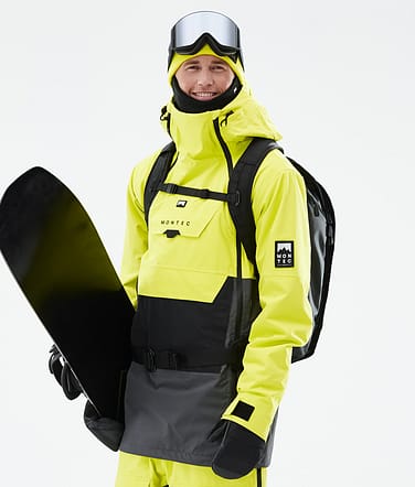Montec Doom Giacca Snowboard Uomo Bright Yellow/Black/Phantom