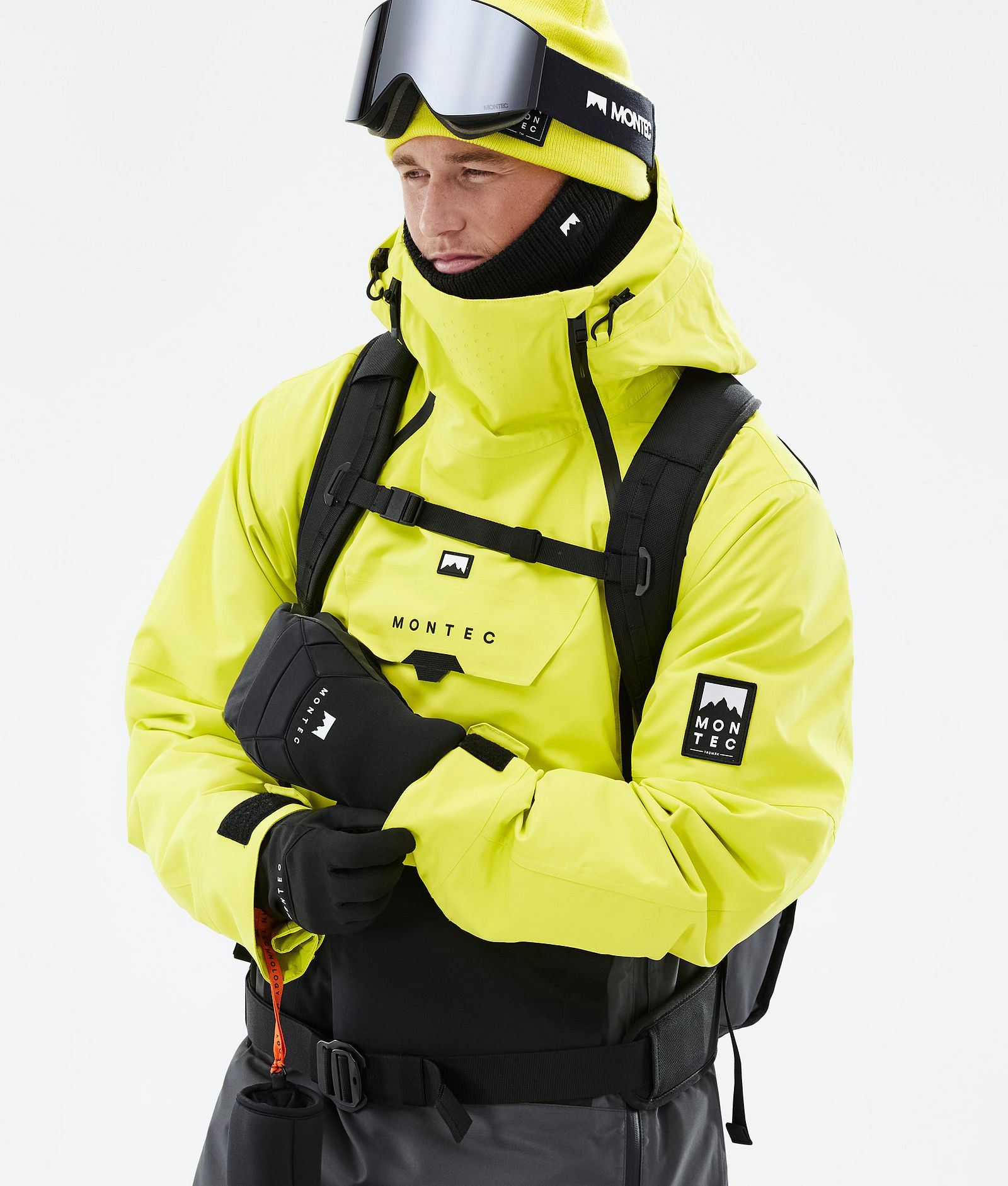 Montec Doom Veste Snowboard Homme Bright Yellow/Black/Phantom