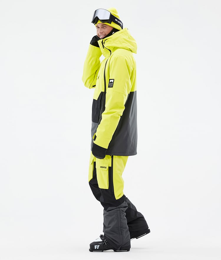 Montec Doom Skijacke Herren Bright Yellow/Black/Phantom, Bild 4 von 11