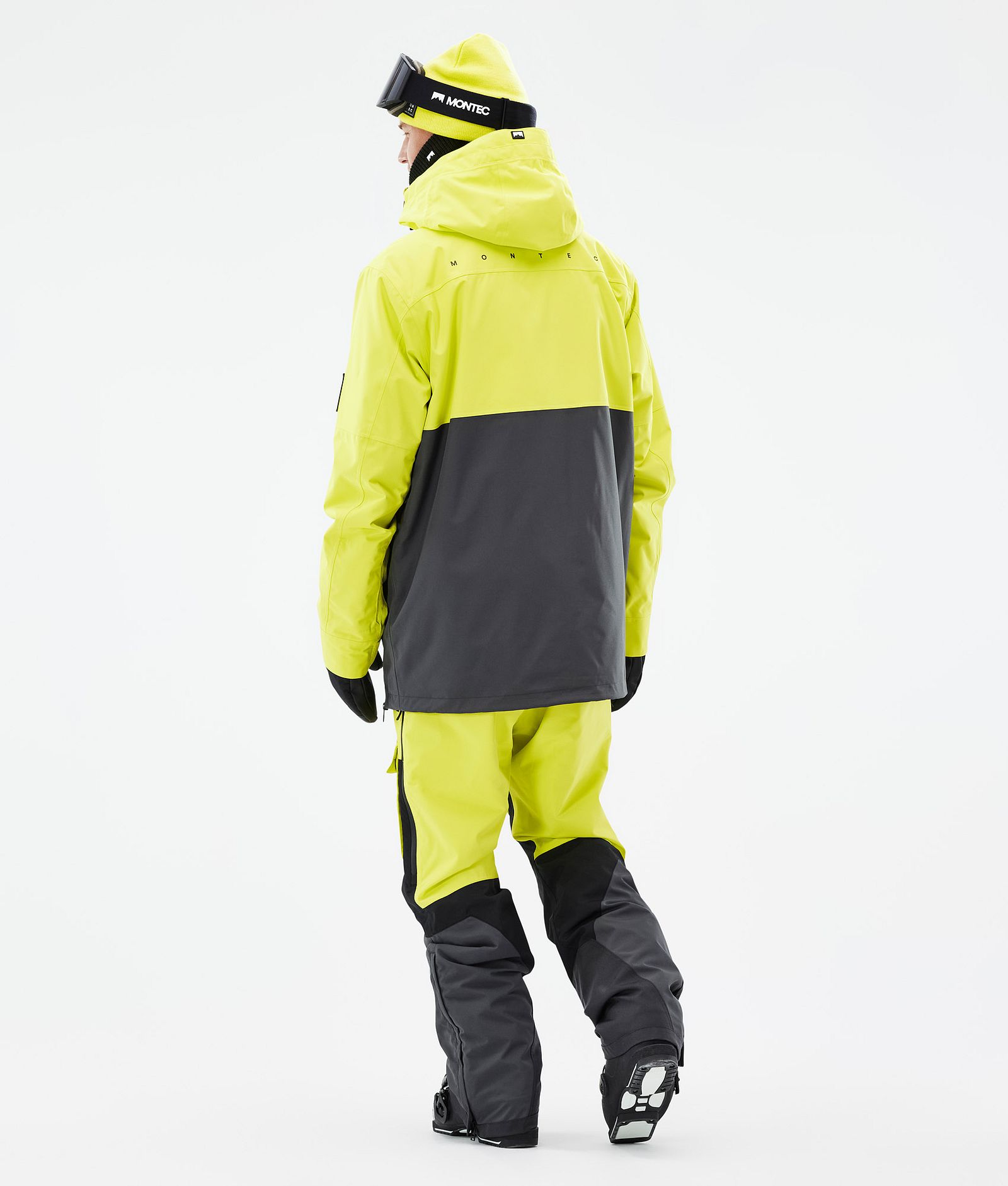 Montec Doom Veste de Ski Homme Bright Yellow/Black/Phantom, Image 5 sur 11