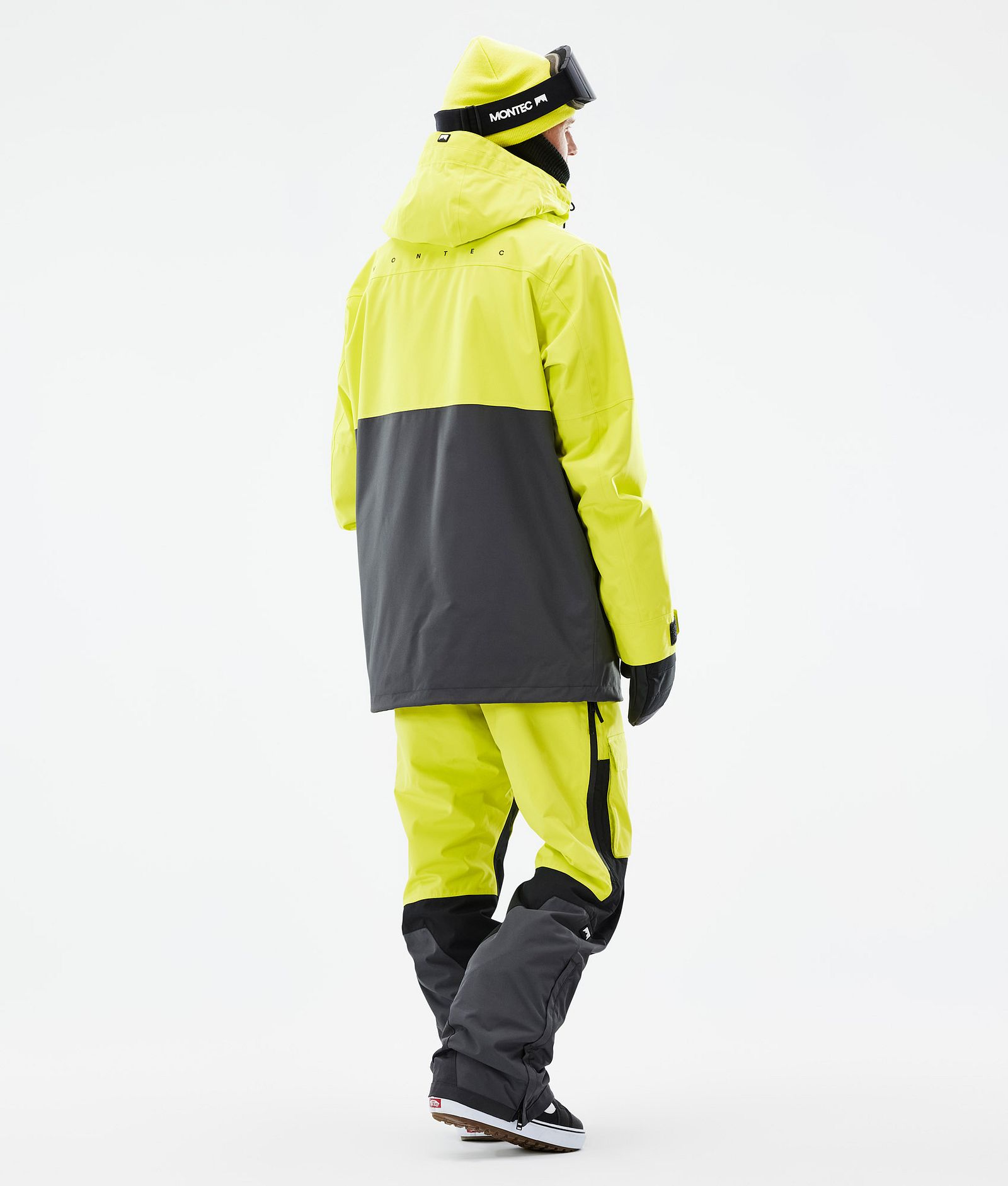Montec Doom Snowboardjakke Herre Bright Yellow/Black/Phantom, Billede 5 af 11