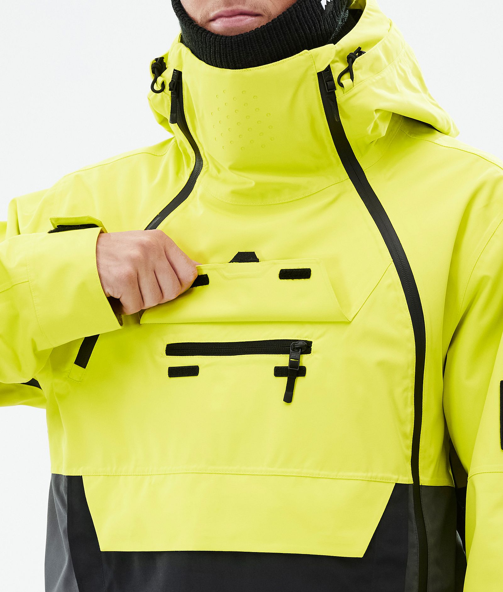 Montec Doom Snowboardjakke Herre Bright Yellow/Black/Phantom, Billede 10 af 11