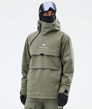 Montec Dune Kurtka Snowboardowa Mężczyźni Greenish