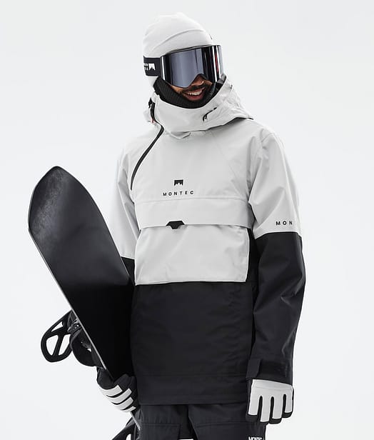 Montec Dune Veste Snowboard Homme Light Grey/Black