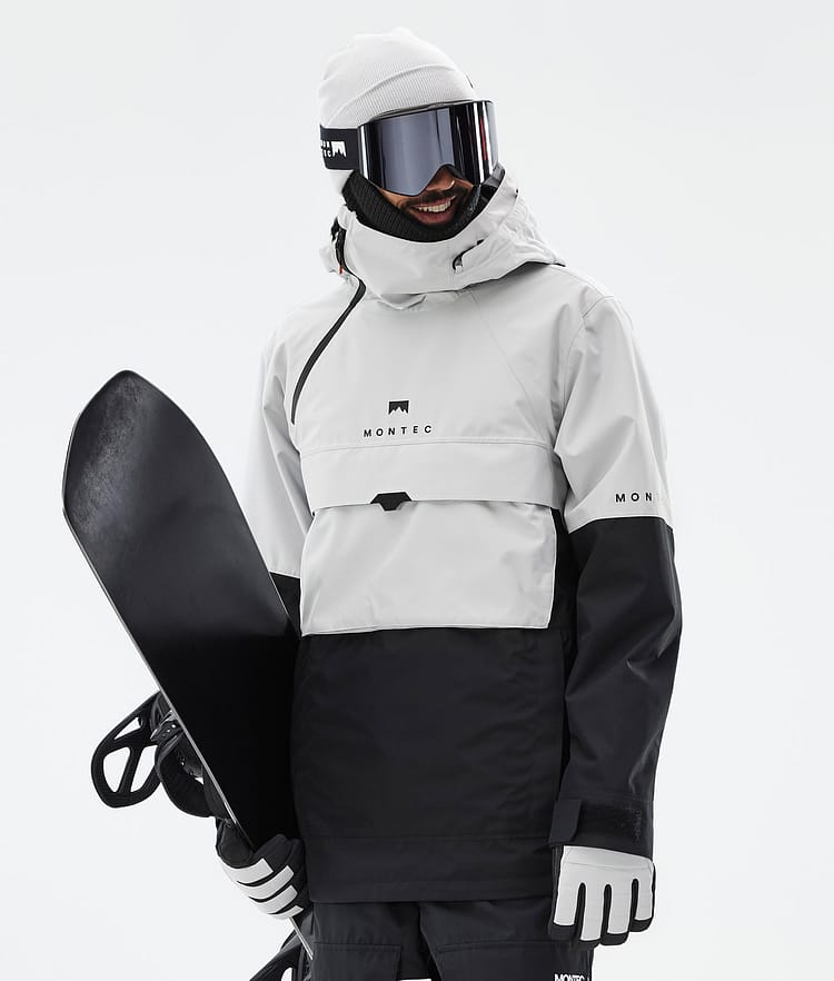 Montec Dune Giacca Snowboard Uomo Light Grey/Black, Immagine 1 di 9