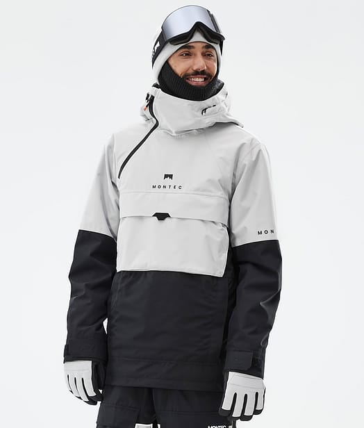 Montec Dune Ski Jacket Men Light Grey/Black