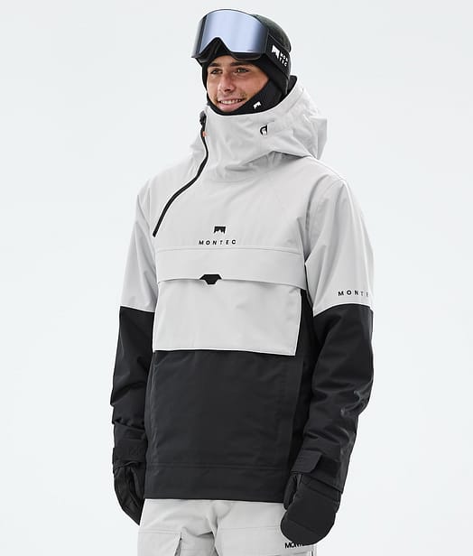 Montec Dune Ski Jacket Men Light Grey/Black