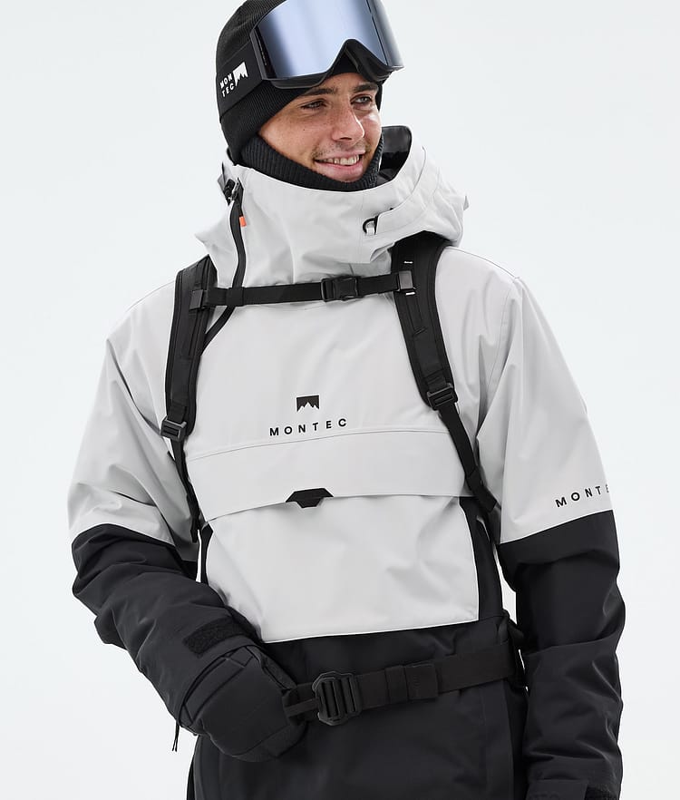 Montec Dune Snowboard jas Heren Light Grey/Black, Afbeelding 2 van 9