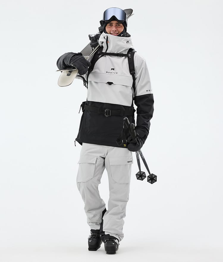 Montec Dune Ski jas Heren Light Grey/Black, Afbeelding 3 van 9