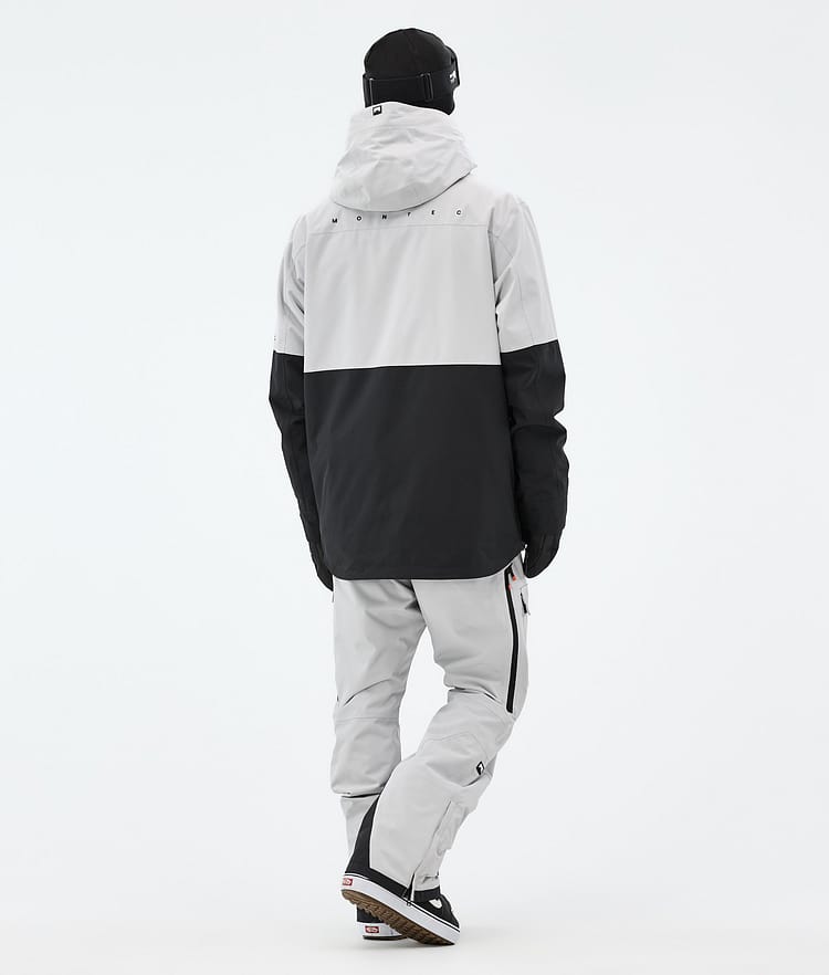 Montec Dune Snowboard jas Heren Light Grey/Black, Afbeelding 5 van 9