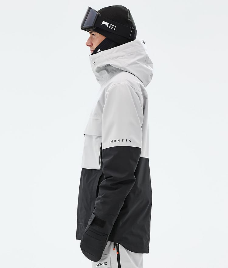 Montec Dune Snowboard jas Heren Light Grey/Black, Afbeelding 6 van 9