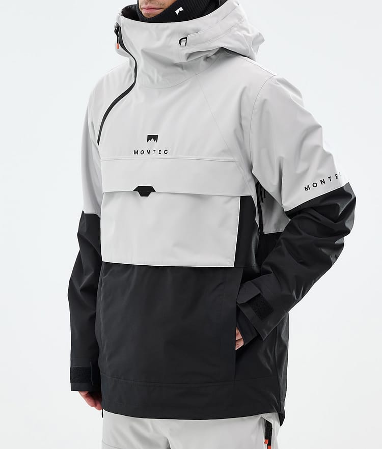 Montec Dune Ski jas Heren Light Grey/Black, Afbeelding 8 van 9