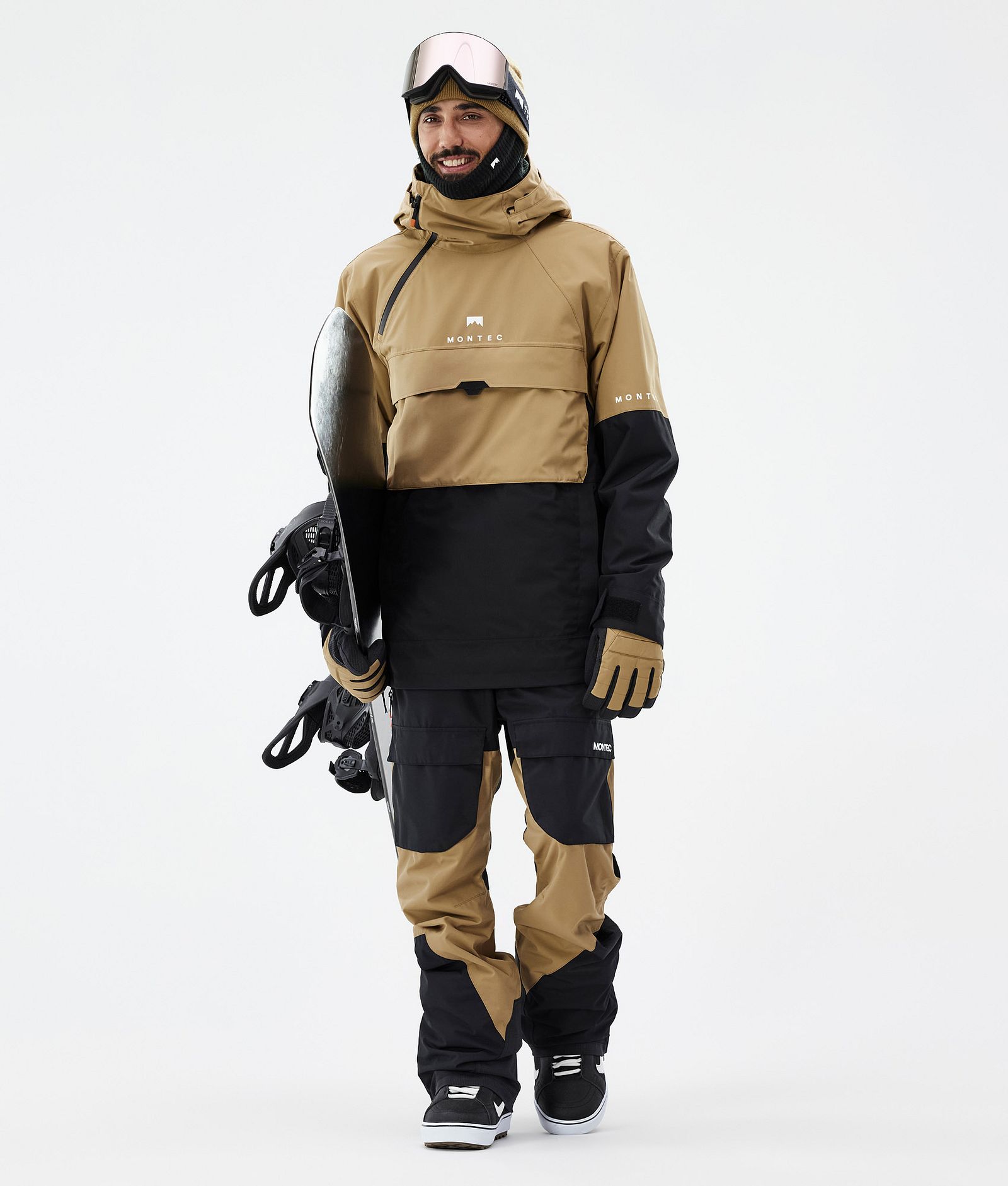 Montec Dune Snowboardjakke Herre Gold/Black Renewed, Billede 3 af 9