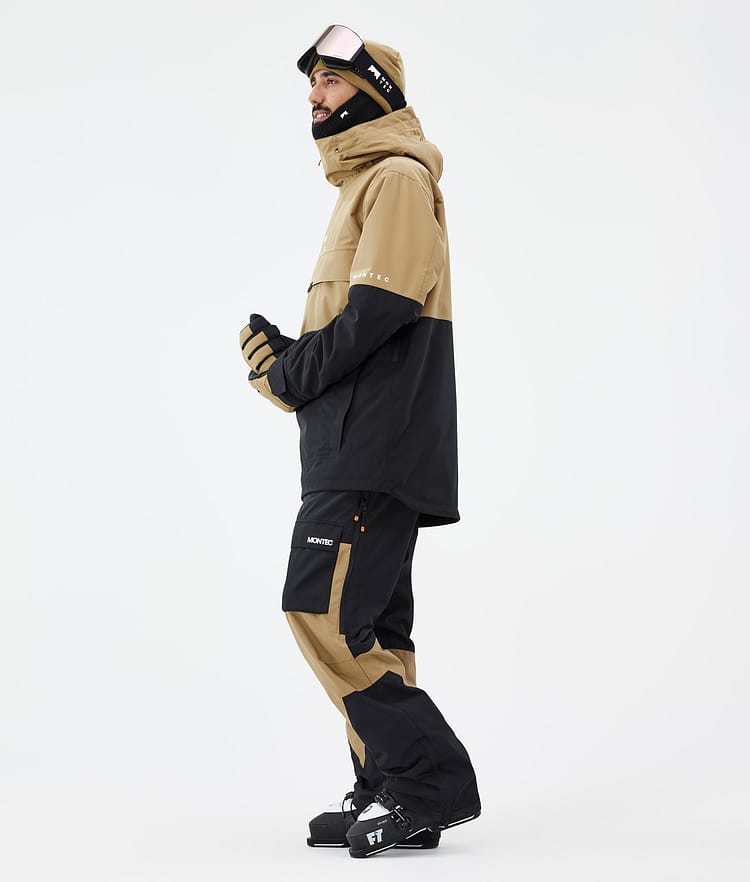 Montec Dune Veste de Ski Homme Gold/Black, Image 4 sur 9