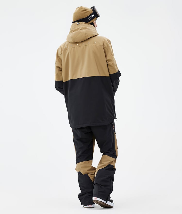 Montec Dune Kurtka Snowboardowa Mężczyźni Gold/Black, Zdjęcie 5 z 9