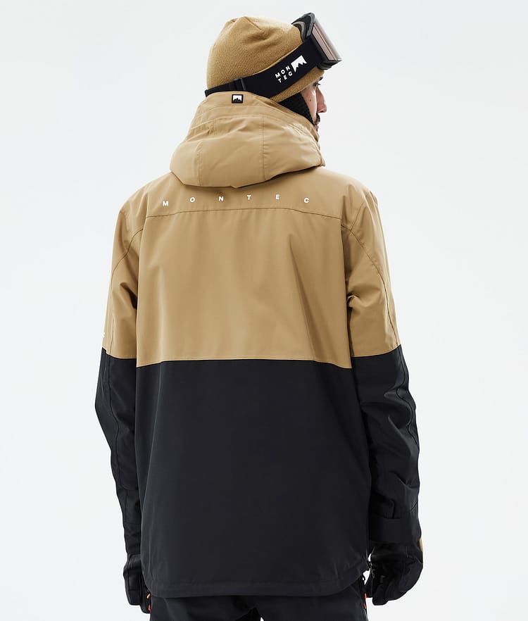 Montec Dune Snowboard jas Heren Gold/Black, Afbeelding 7 van 9