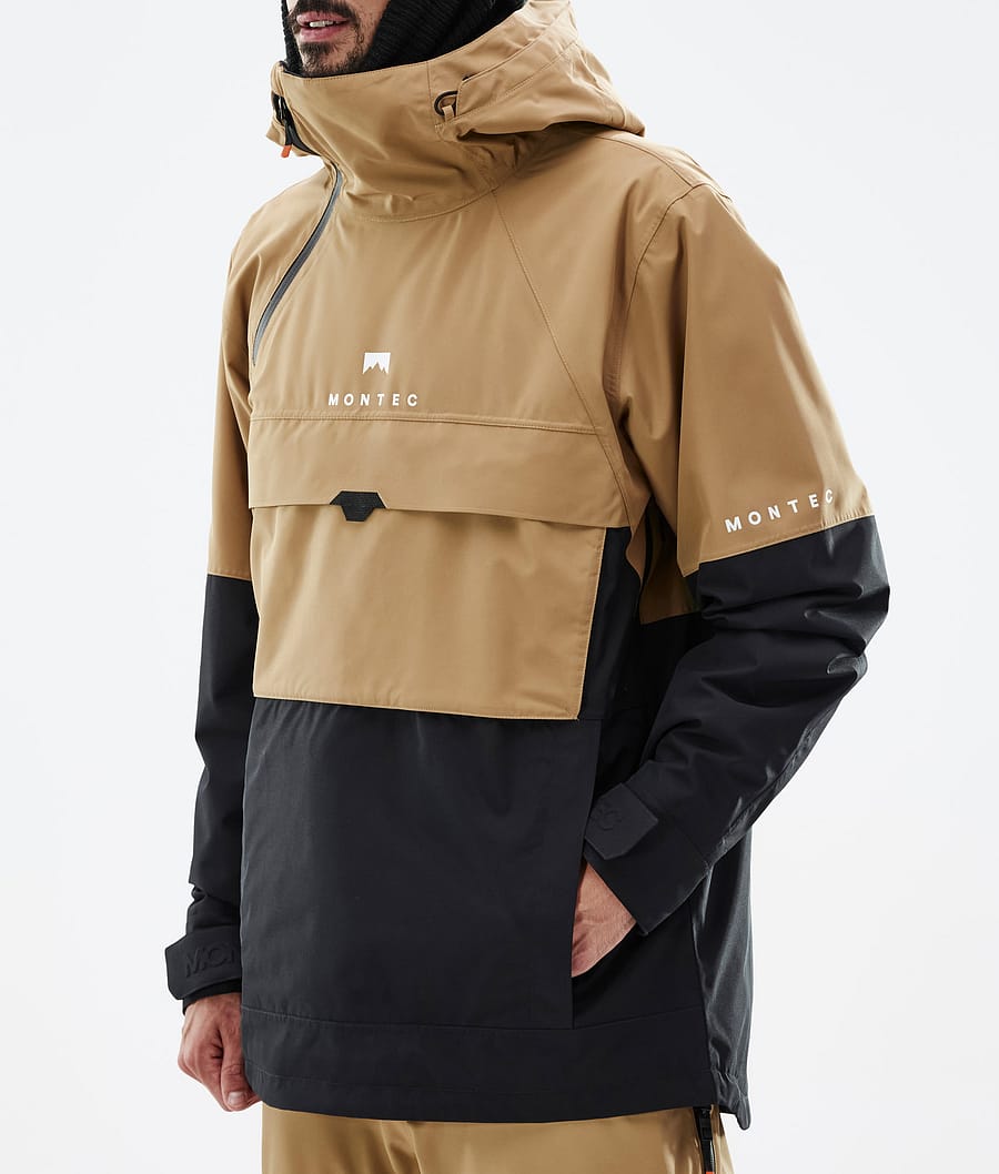 Montec Dune Men's Snowboard Jacket Gold/Black Ridestore UK