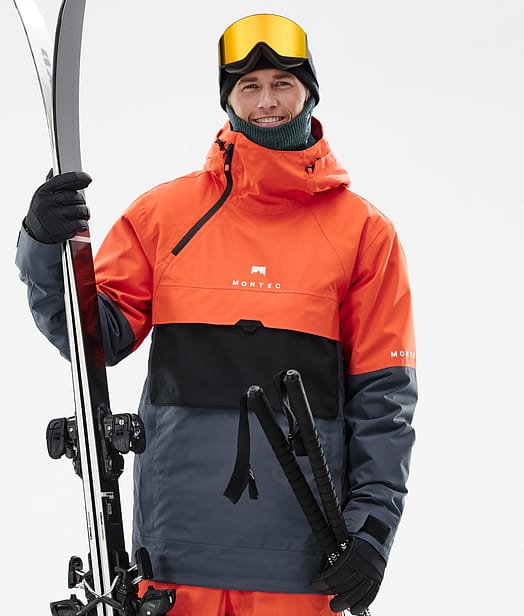 Montec Dune Ski jas Heren Orange/Black/Metal Blue