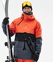 Montec Dune Ski Jacket Men Orange/Black/Metal Blue