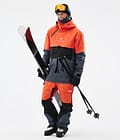 Montec Dune Ski Jacket Men Orange/Black/Metal Blue, Image 3 of 9