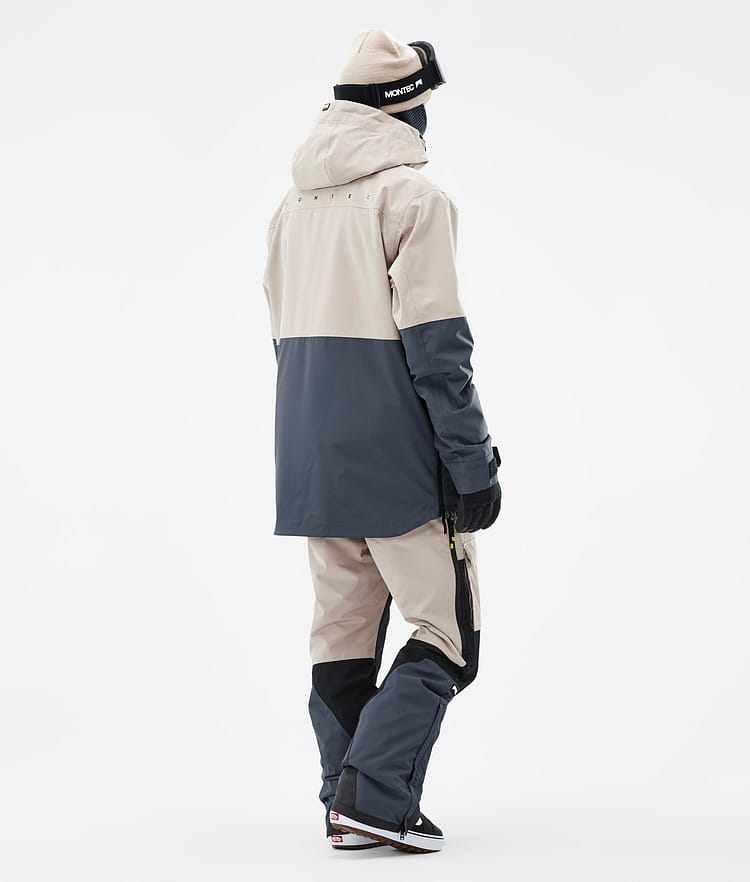 Montec Dune Snowboard Jacket Men Sand/Black/Metal Blue, Image 6 of 10