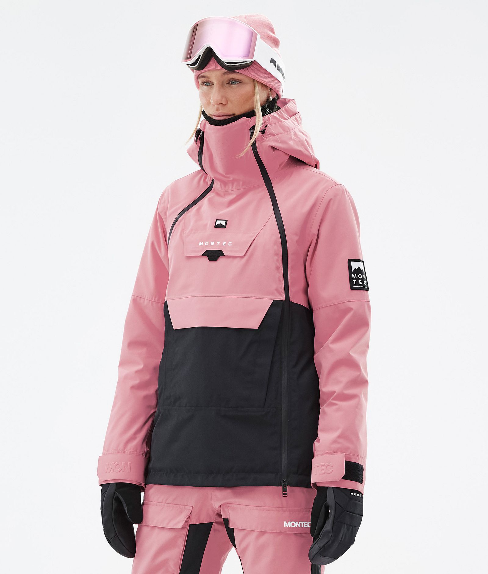 Montec Doom W Veste Snowboard Femme Pink/Black, Image 1 sur 11