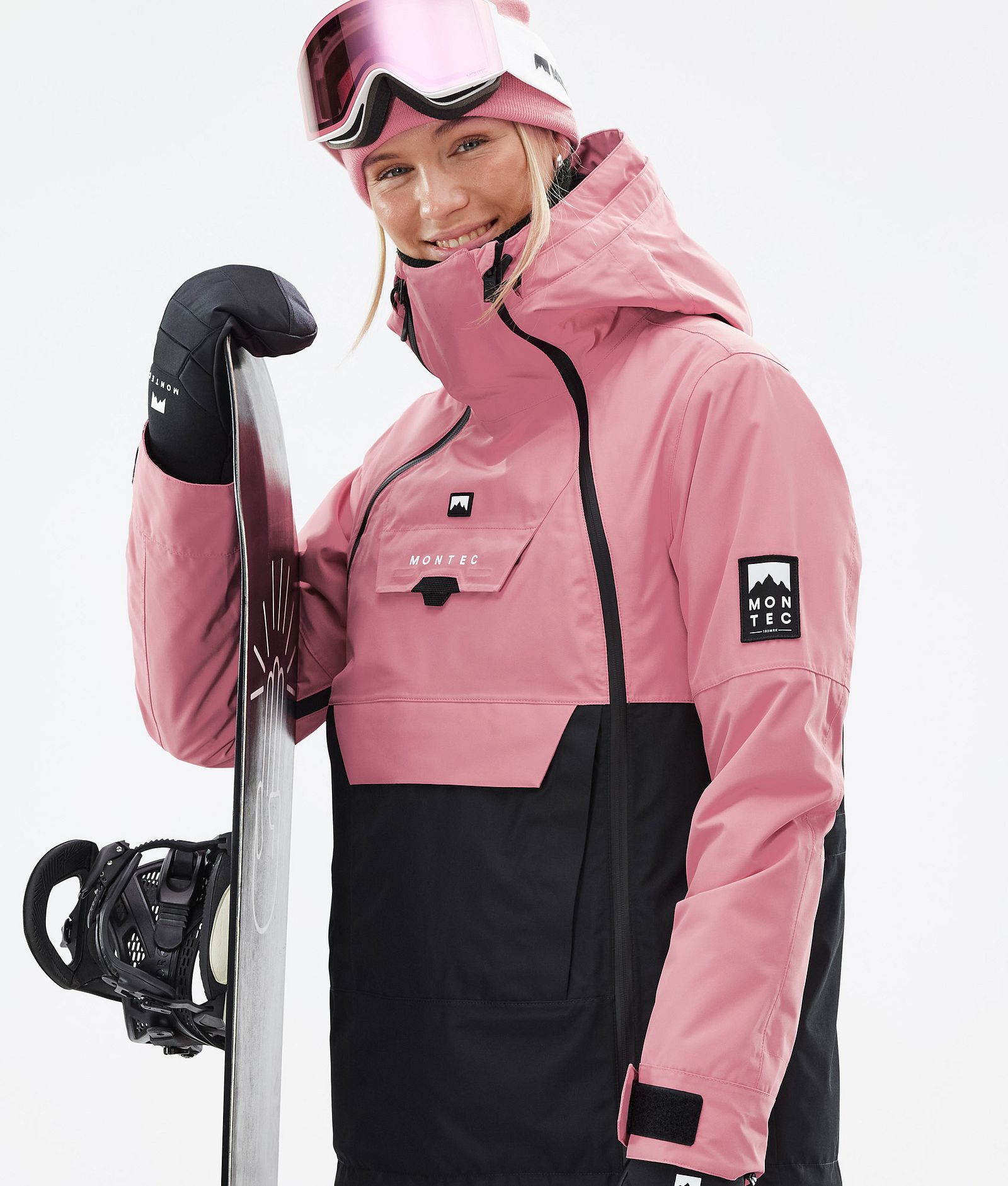 Montec Doom W Giacca Snowboard Donna Pink/Black Renewed, Immagine 2 di 11